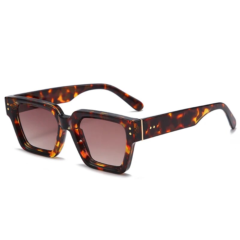 Square Thick Frame Sunglasses