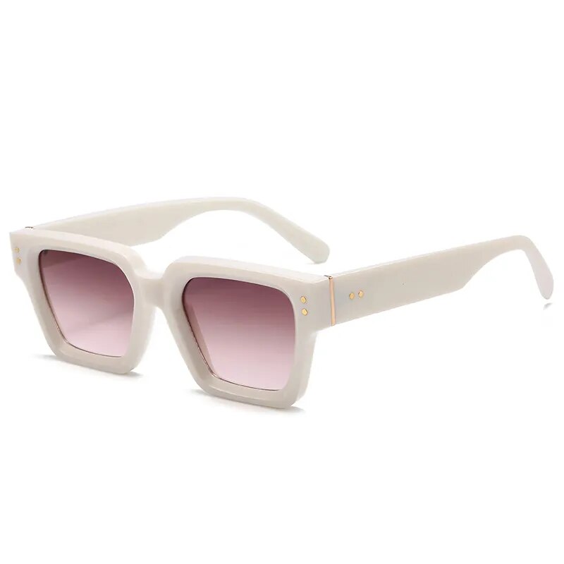 Square Thick Frame Sunglasses