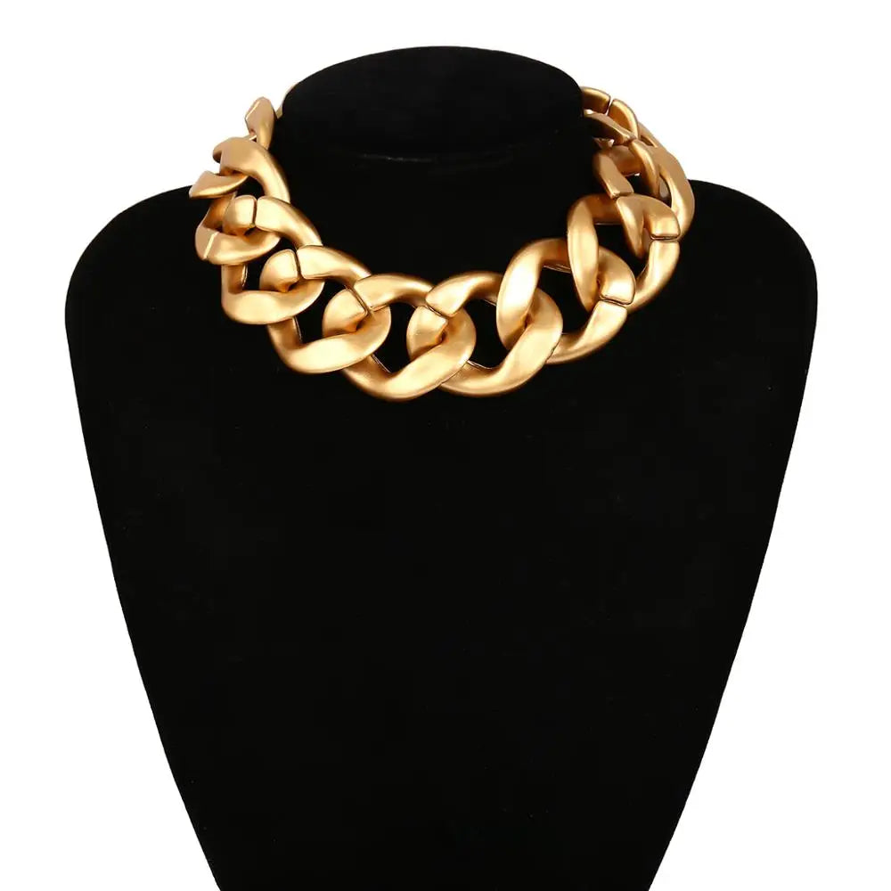 Cuban Thick Choker Necklace