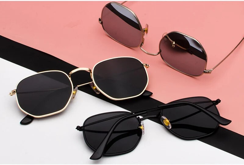 Retro Metal Frame Sunglasses