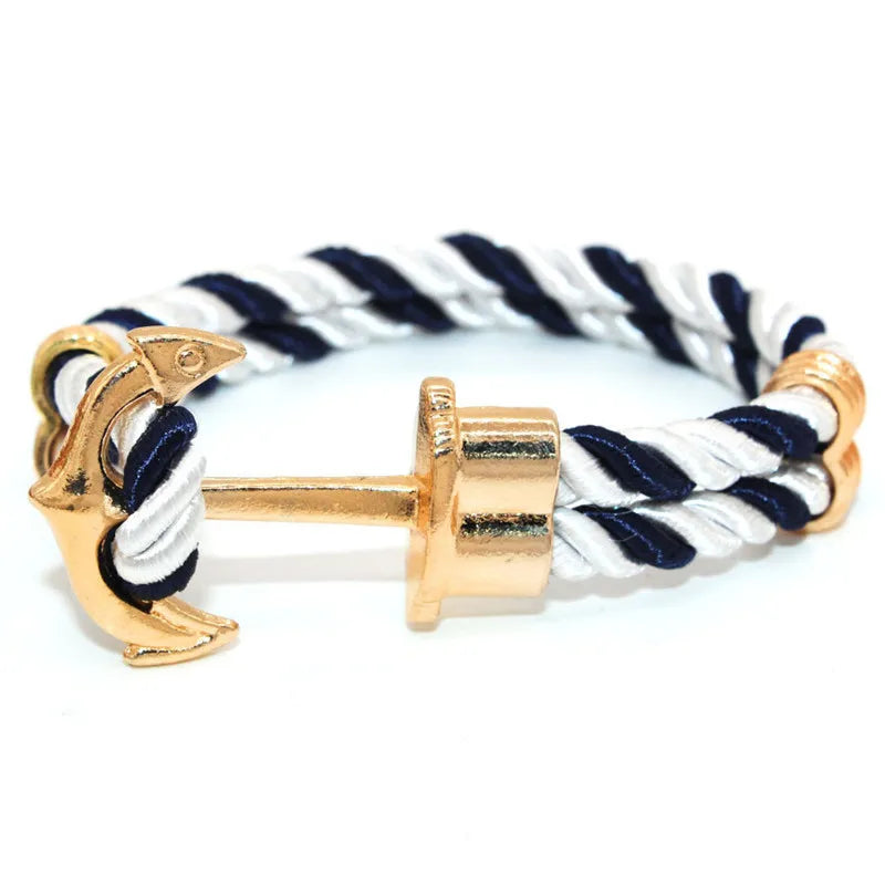 Twist Braid Anchor Bracelet Rope Chain