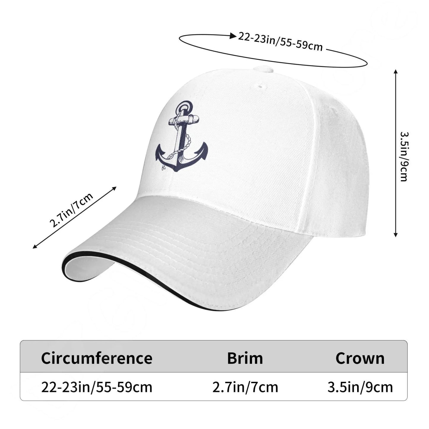 Anchor Baseball Hat