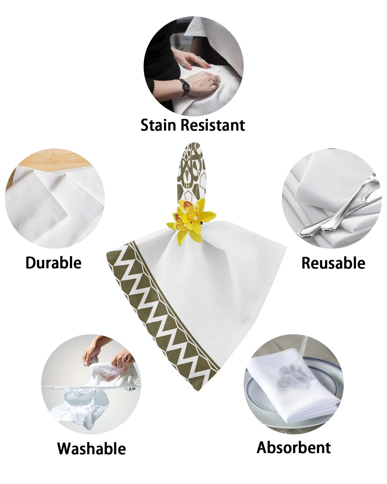 Compass Reusable Napkins