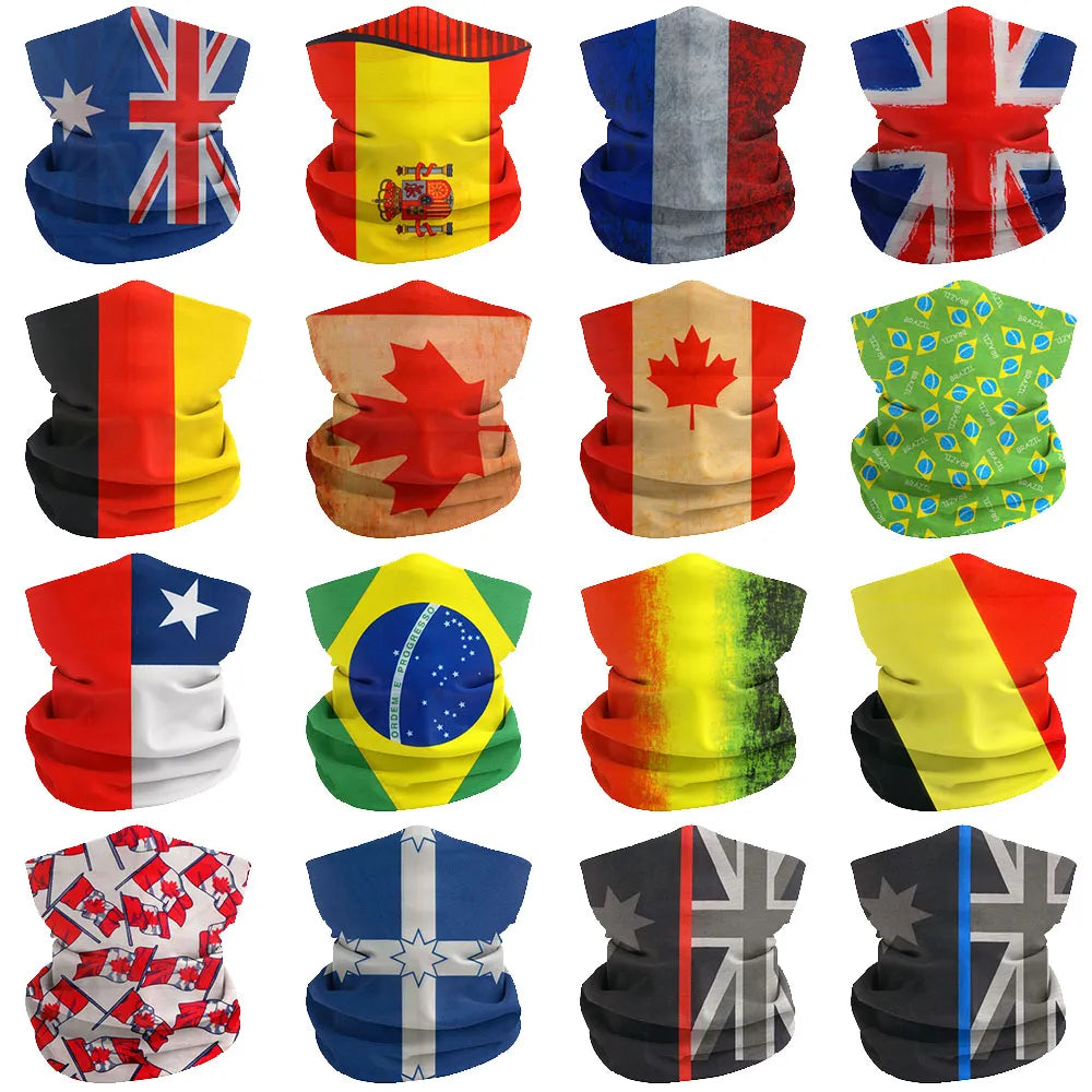 National Flag Balaclava Neck Gaiter Tube Bandana