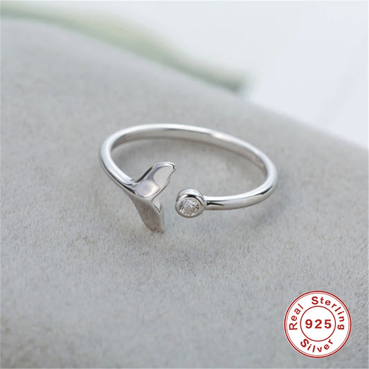 Sterling Silver Mermaid Tail Ring