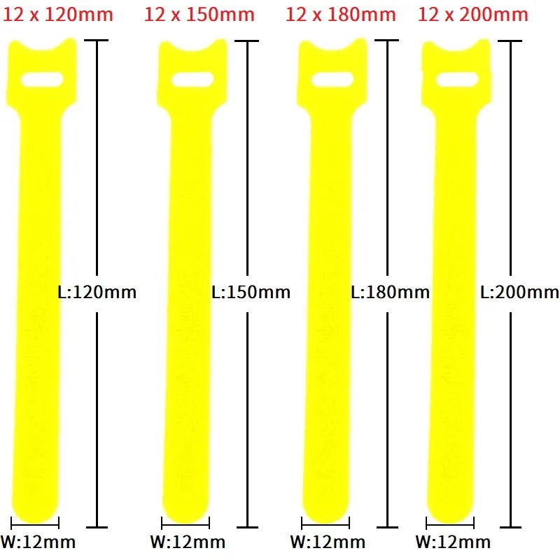 Reusable Plastics Nylon Hook Cable Ties with Loop