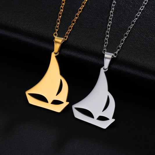 Sail Boat Pendant Necklace