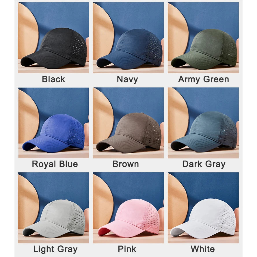 Large Size Mesh Quick Dry Baseball Cap