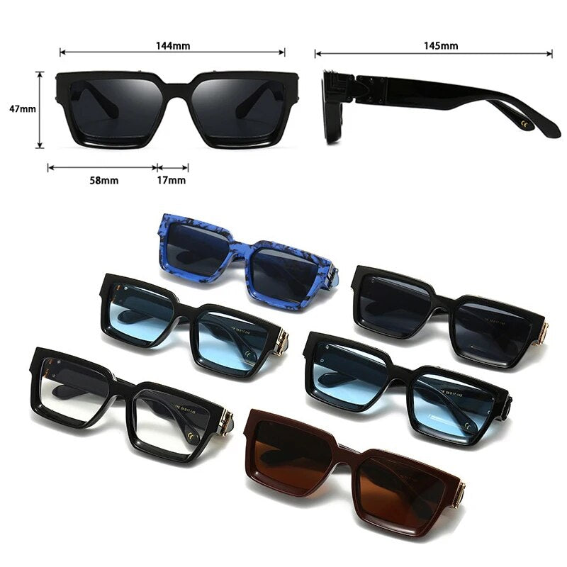 Square Frame UV400 Sunglasses