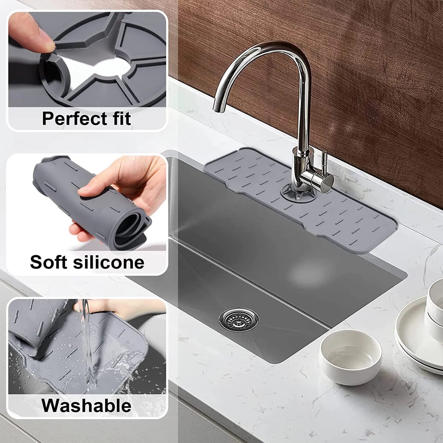 Countertop Faucet Silicon Mat