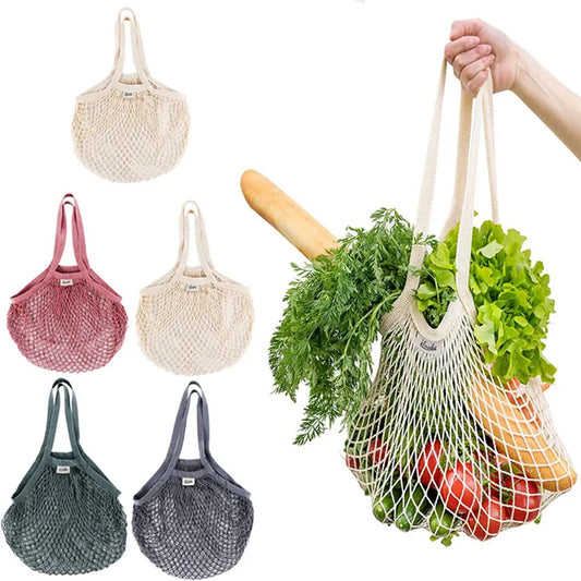 Reusable Washable Cotton Mesh Bags