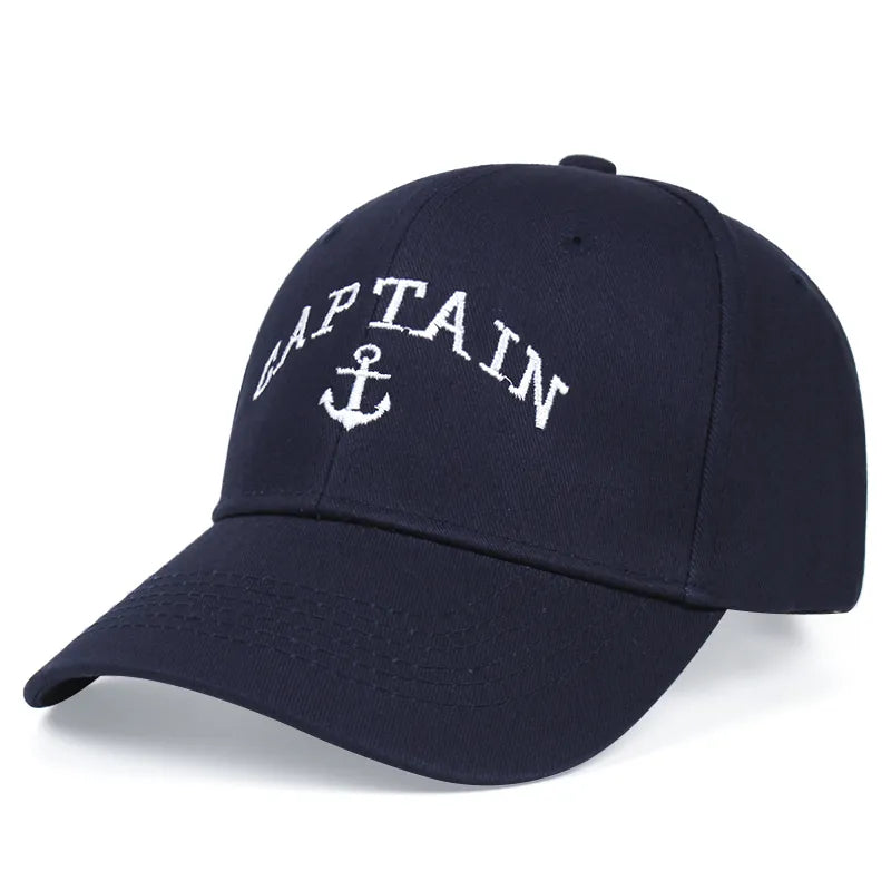 Navy Captain and First Mate Embroidered Baseball Hat