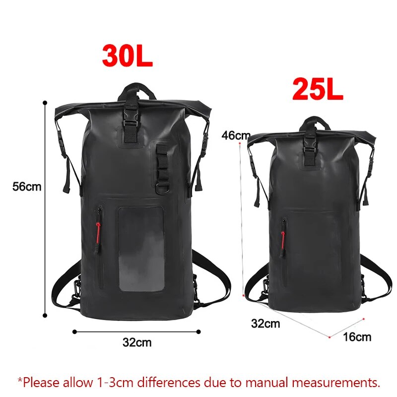 25L and 30L Dry Waterproof Backpack