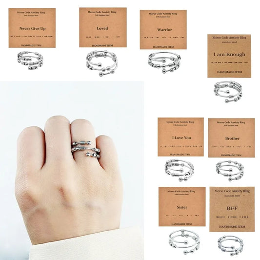 Morse Code Rings