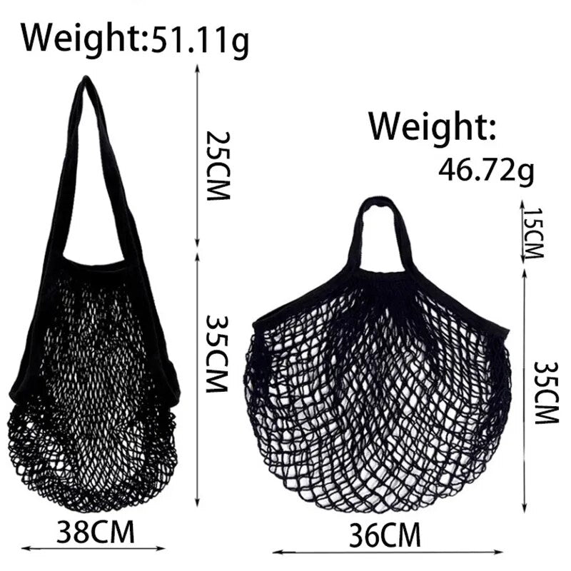 Reusable Washable Cotton Mesh Bags