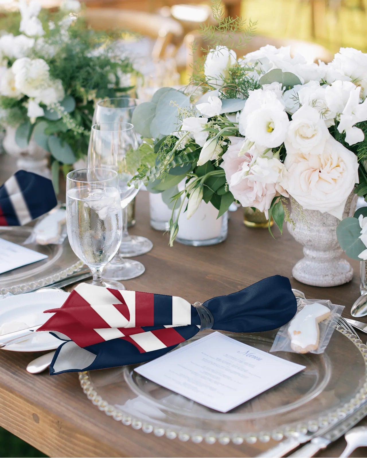 White Anchor Table Napkin