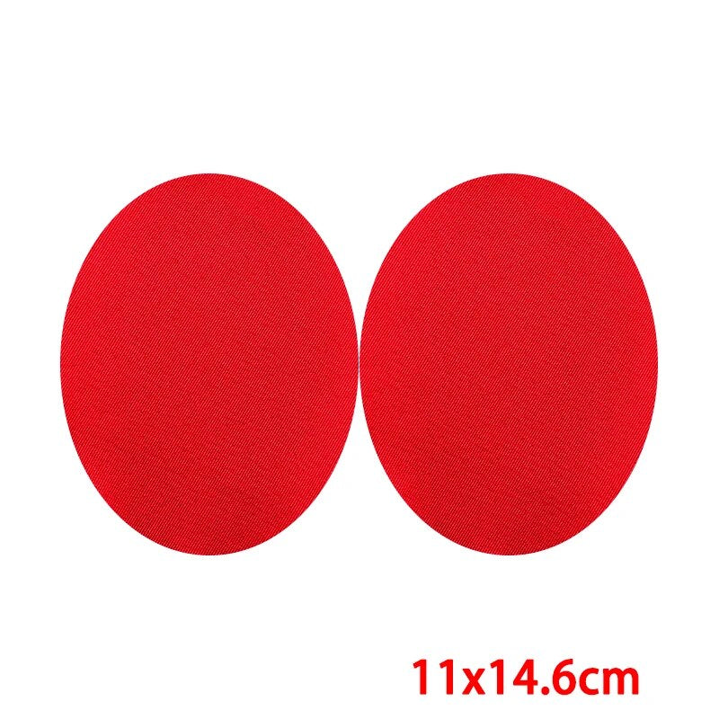 2pcs Iron On Elbow Patches 30 color