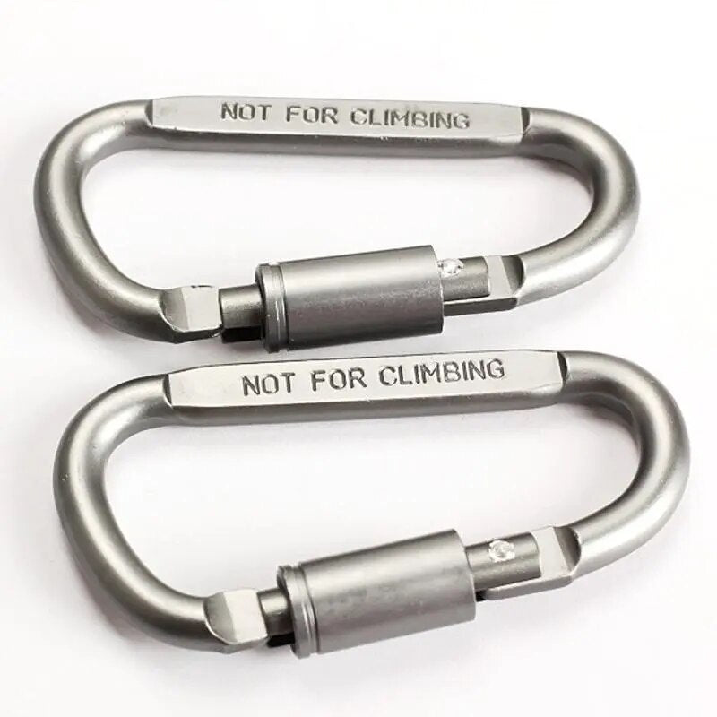 Steel D-Ring Carabiner Hook