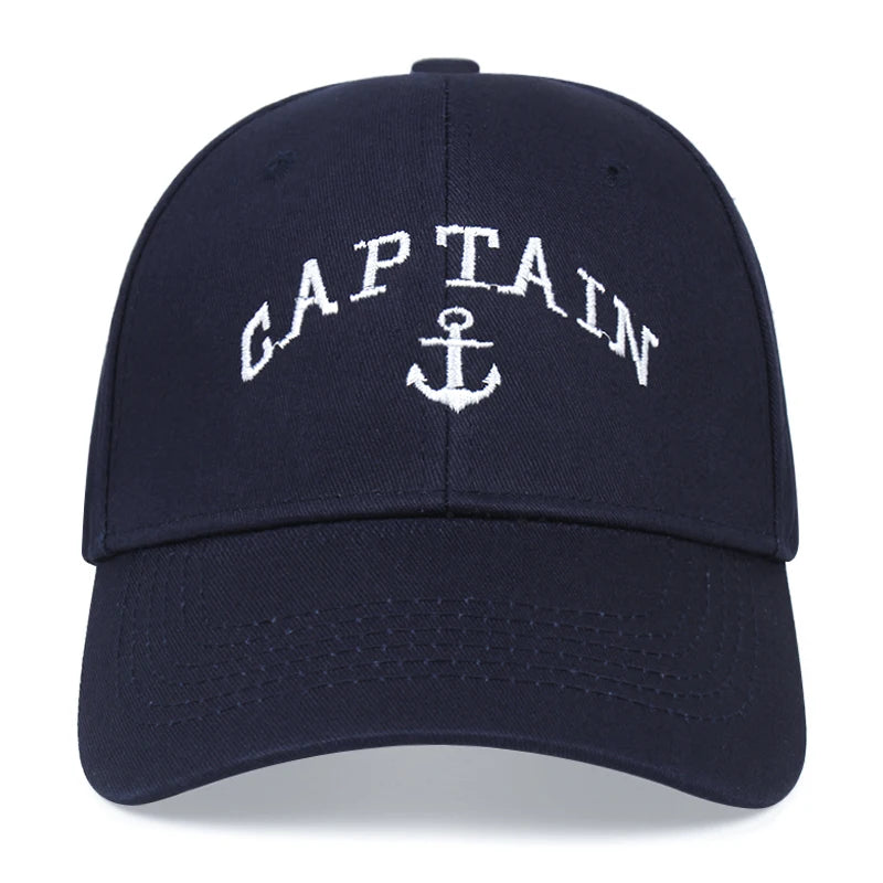 Navy Captain and First Mate Embroidered Baseball Hat